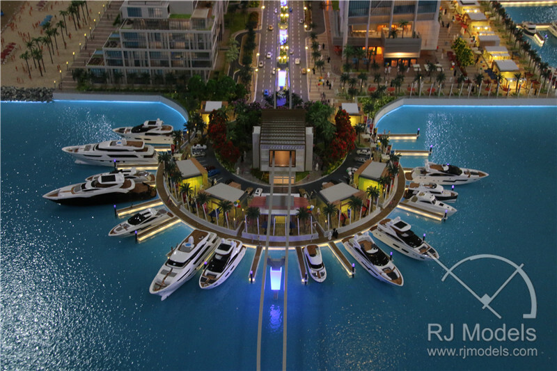 Dubai habour project masterplan model RJ Mdoels