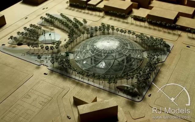 The Urban Planning Project of Riyadh, Saudi Arabia by SOM 1:750