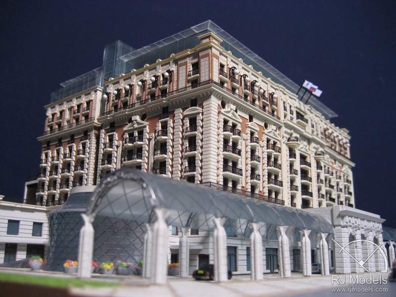 Architectural hotel model