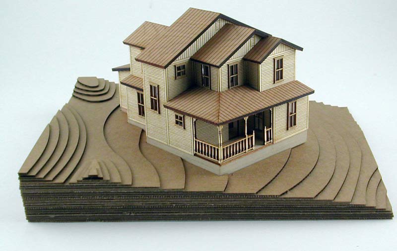 Massing model can be made by Kraft paper